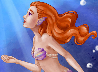Underwater Mermaid Redraw