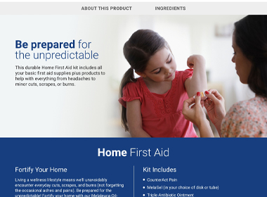 Melaleuca First Aid Detail Page